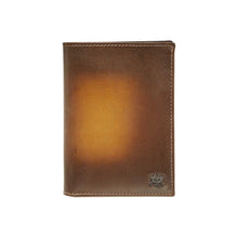 Load image into Gallery viewer, Honey Brown Tan Men&#39;s European Calfskin Leather Wallet - Bi-fold with Vintage Finish - Mezlan Wallets
