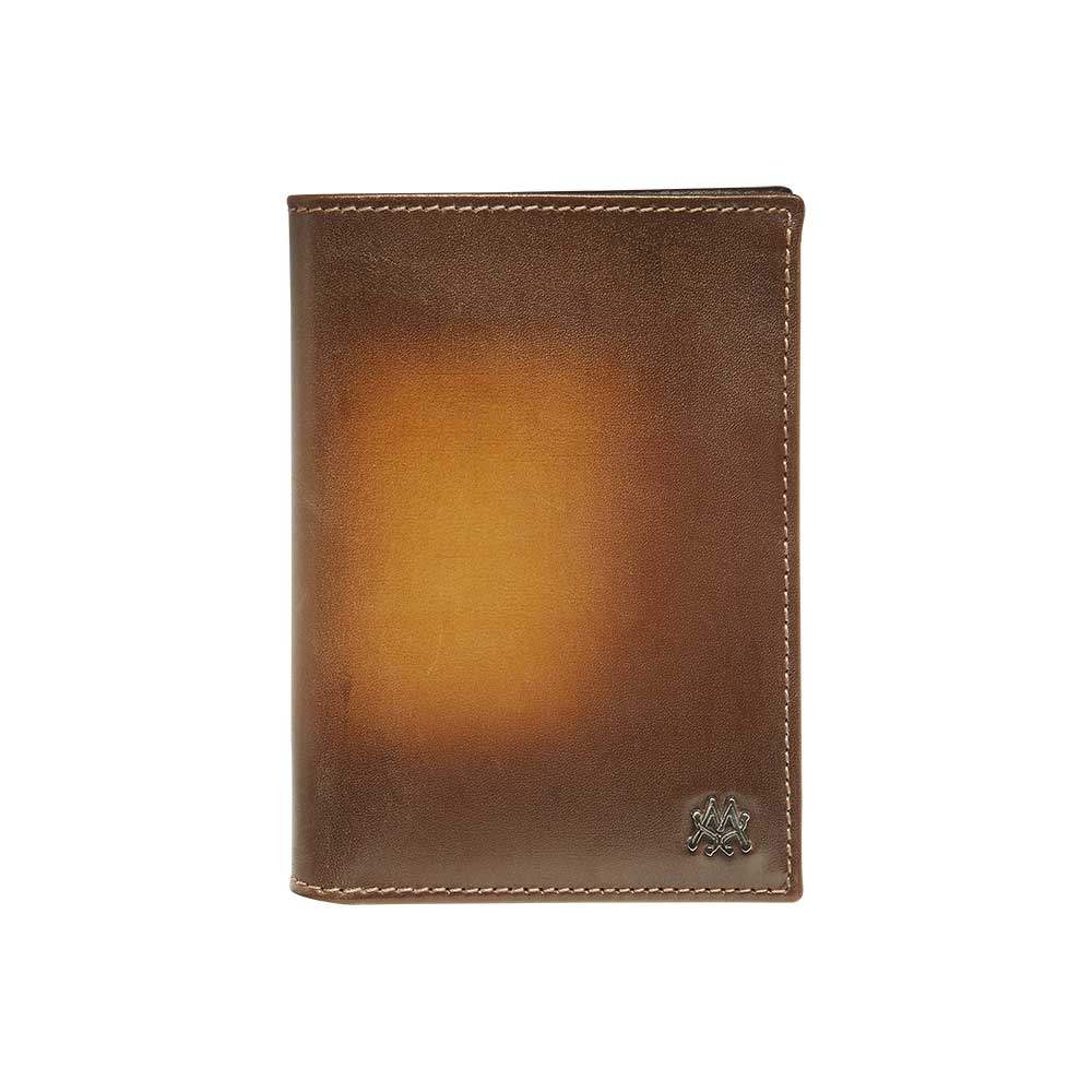 Black Epi leather wallet, Handmade Calf leather bifold wallet for