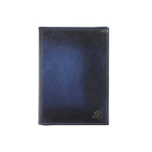 Load image into Gallery viewer, Blue Men&#39;s European Calfskin Leather Wallet - Bi-fold with Vintage Finish - Mezlan Wallets
