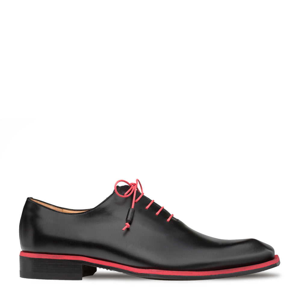 Mezlan Patina asymmetrical oxfrd s108 Shoes in Black