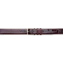 Load image into Gallery viewer, Burgundy Men&#39;s Genuine Alligator Skin Belt - Mezlan Belts
