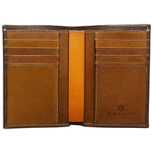 Load image into Gallery viewer, Honey Brown Tan Men&#39;s European Calfskin Leather Wallet - Bi-fold with Vintage Finish - Mezlan Wallets
