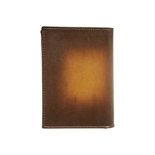 Load image into Gallery viewer, Honey Brown Tan Men&#39;s European Calfskin Leather Wallet - Bi-fold with Vintage Finish - Mezlan Wallets
