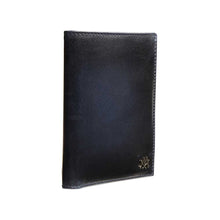 Load image into Gallery viewer, Graphite Black Grey Men&#39;s European Calfskin Leather Wallet - Bi-fold with Vintage Finish - Mezlan Wallets
