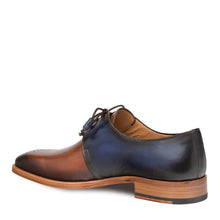 Load image into Gallery viewer, Mezlan Montes Shoes in Cognac/blue
