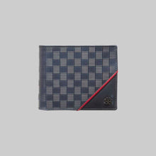 Load image into Gallery viewer, Black Men&#39;s Embossed Leather Bi-Fold Wallet - European Calfskin lg06 - Mezlan Wallets
