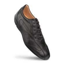 Load image into Gallery viewer, Mezlan Hybrid leather sneaker r600 Shoes in Black
