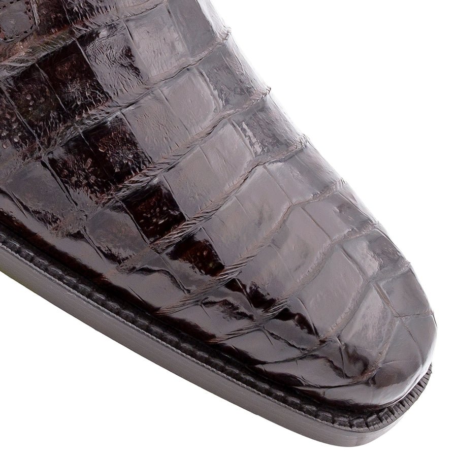 Clearance | Anderson Men’s Crocodile Lace Up Dress shoe by Mezlan | Last Pairs