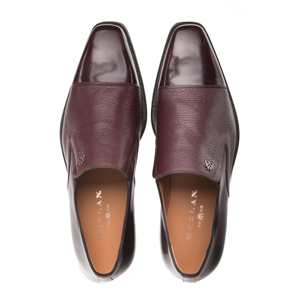 Mezlan Milani Slip on Italian Loafer Shoe - Burgundy main image 0
