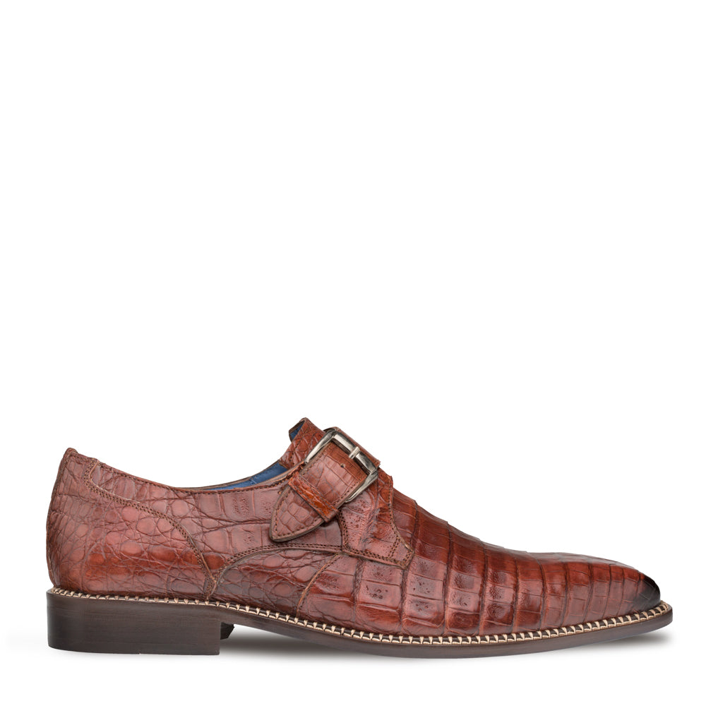 MAGNUS Crocodile Monk Strap