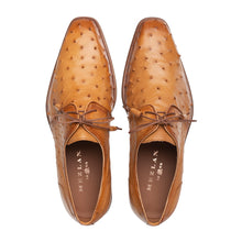 Load image into Gallery viewer, Plain Toe Derby Genuine Ostrich with Tassels
