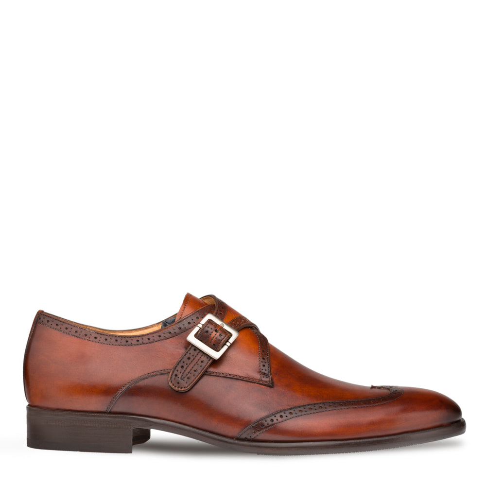 Mezlan Forest Monk Strap Shoes display picture 1