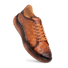 Load image into Gallery viewer, Woven Leather Super Sneaker
