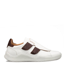 Load image into Gallery viewer, Double Tab Crocodile/Calf Sneaker
