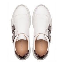 Load image into Gallery viewer, Double Tab Crocodile/Calf Sneaker
