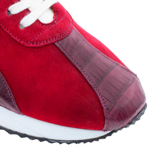Load image into Gallery viewer, Croc/Suede/Calf Sneaker
