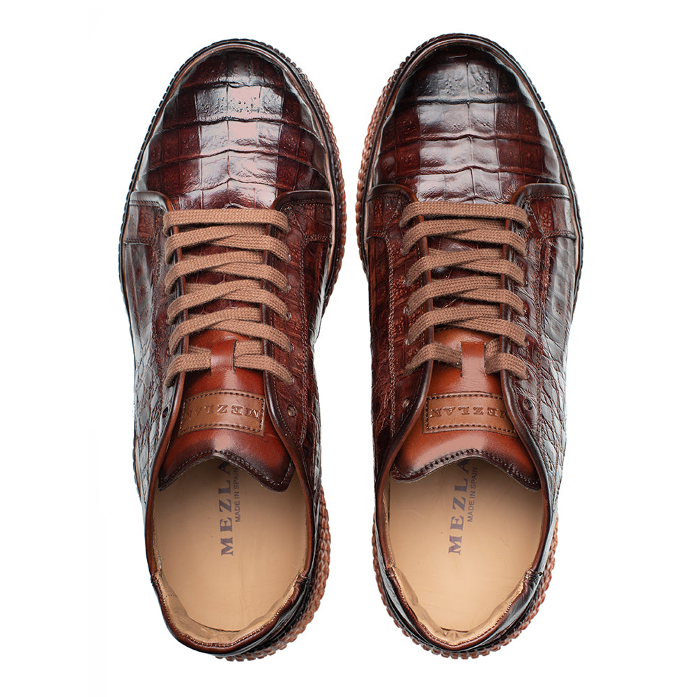 Mezlan crocodile sneakers on sale