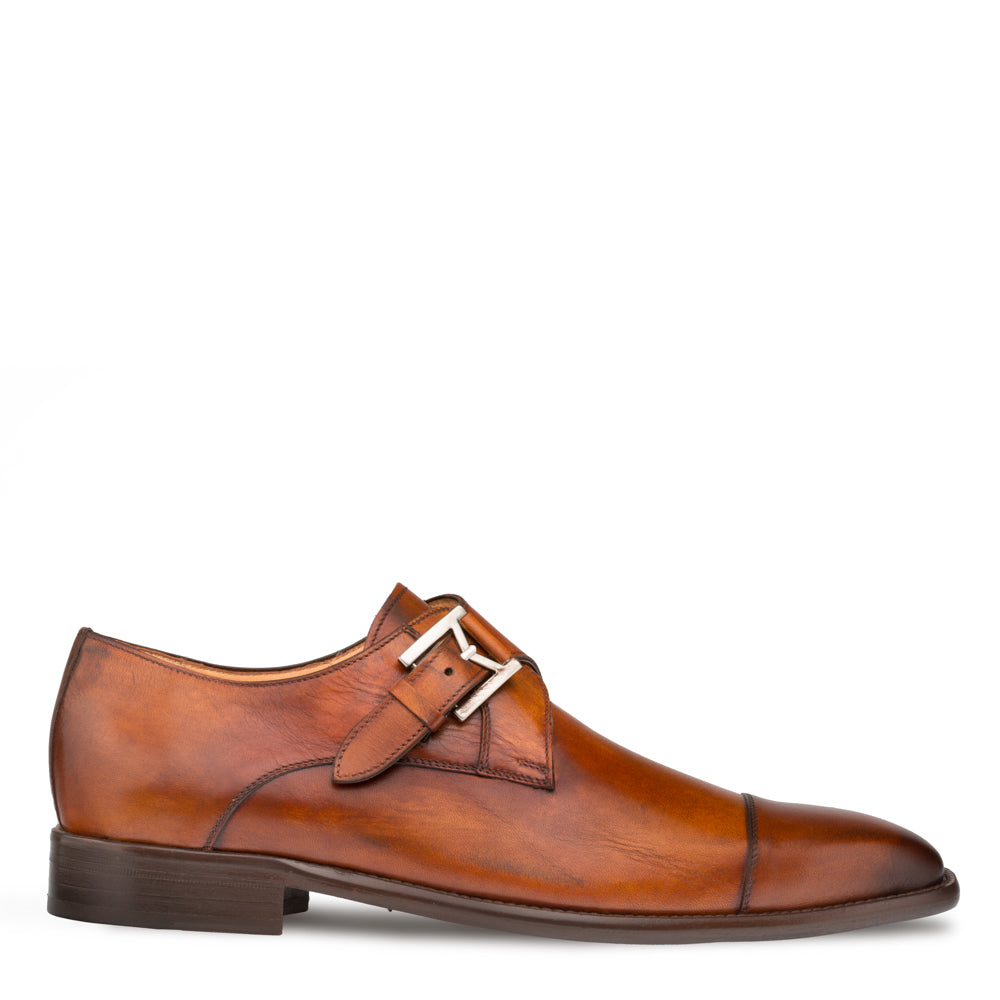 Calfskin Cap Toe Monk Strap