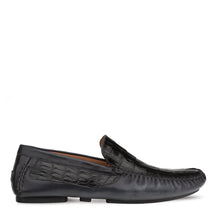 Load image into Gallery viewer, Crocodile/Leather Driving Moccasin
