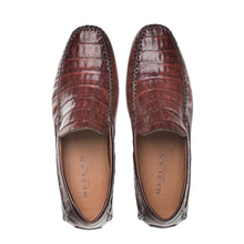 Load image into Gallery viewer, Crocodile/Leather Driving Moccasin
