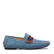 Load image into Gallery viewer, Denim/Crocodile Driver

