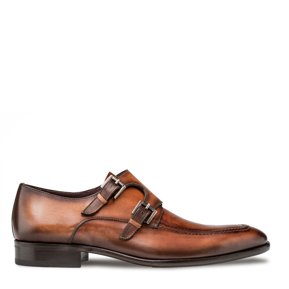 Leather Double Monk Strap