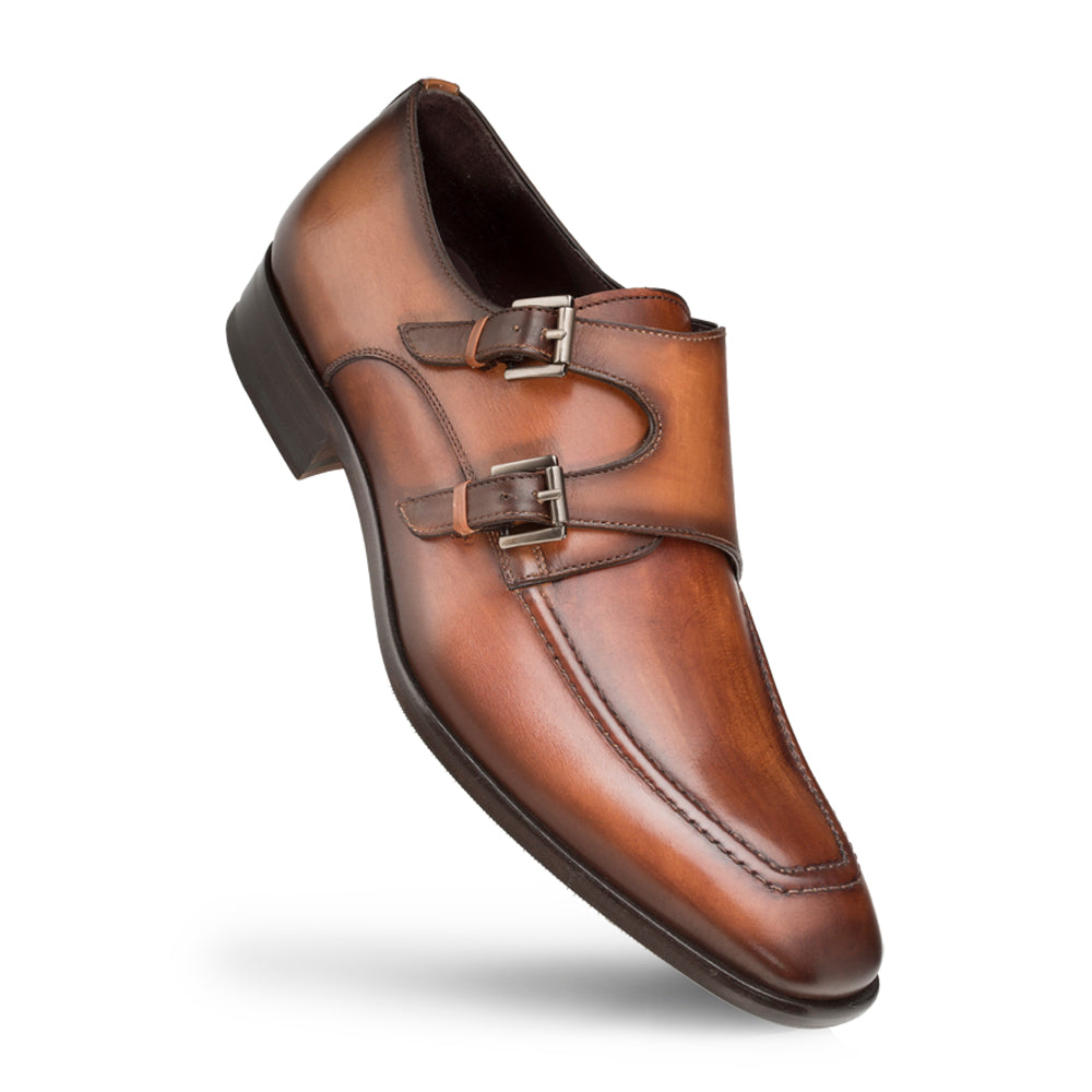 Leather Double Monk Strap