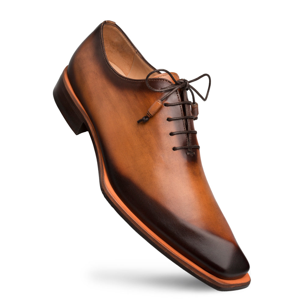 Mezlan Patina asymmetrical oxford s108 Shoes in Cognac