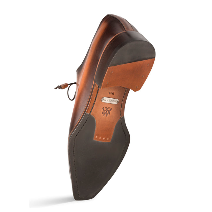 Mezlan Patina asymmetrical oxford s108 Shoes in Cognac