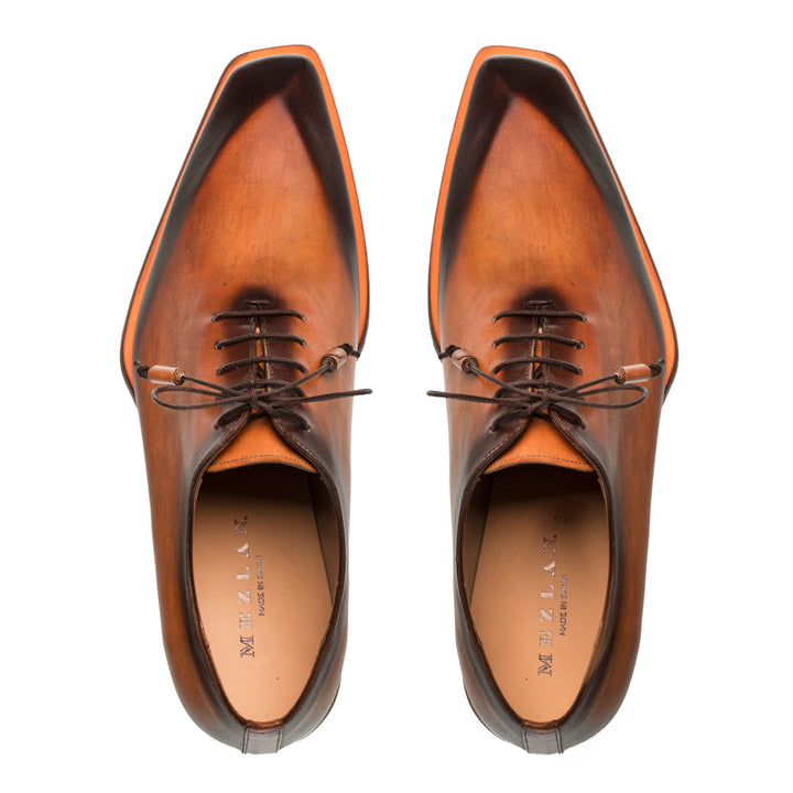 Mezlan Patina asymmetrical oxford s108 Shoes in Cognac