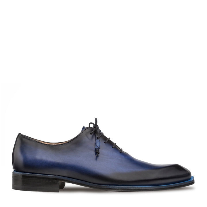 Mezlan Patina asymmetrical oxford s108 Shoes in Navy